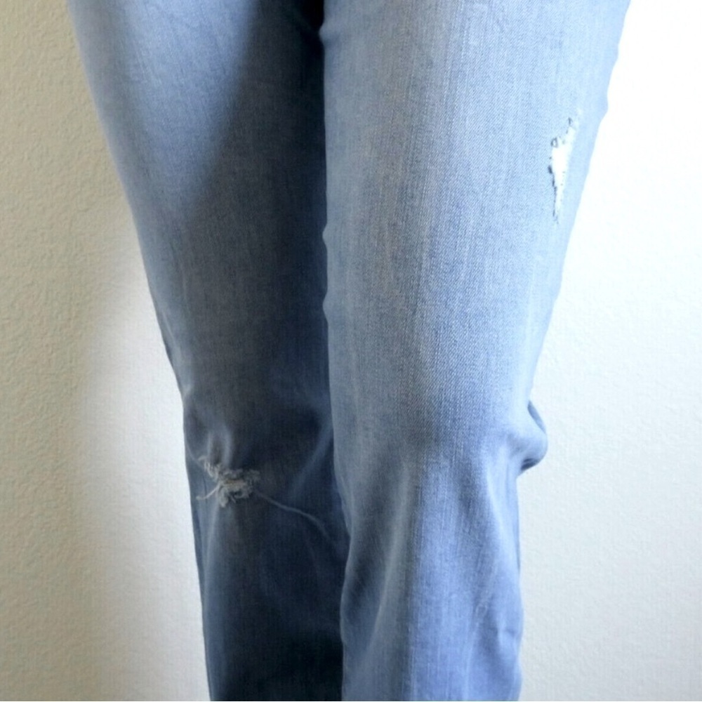 KUT from the KLOTH Jeans Women DISTRESSED REESE Ankle Straight Plus Size 16 NWT - Picture 5 of 6